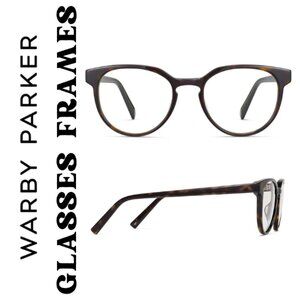 Warby Parker Wright M 283 Cognac Tortoise Eyeglasses Frames 51-19-140